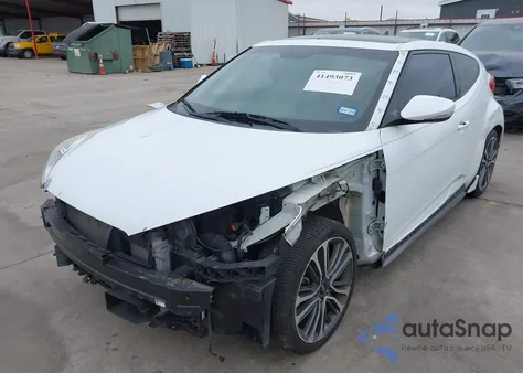 2016 Hyundai Veloster Turbo from USA, damaged, VIN KMHTC6AE4GU294163